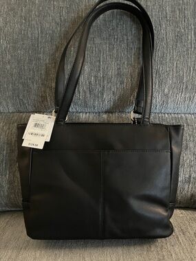 Gianni Bernini Classic Black Tote Bag - Sleek Everyday Carry